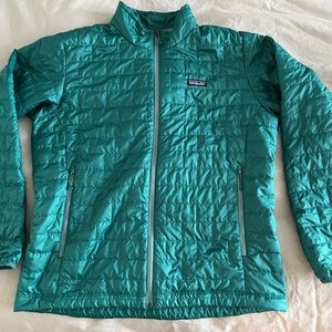 Mens XL Patagonia Nano Puff jacket in borealis green - almost new NO TAGS